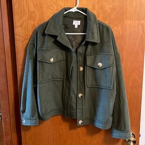 Time and Tru hunter green jacket. Medium. Never worn